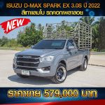 ISUZU D-MAX SPARK EX 3.0S ปี 2022 สีเทาแลมโบ